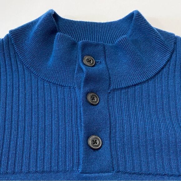 Duluth Trading Co. Merino Wool Blend Pullover Blue Sweater Men's Size Large - Picture 12 of 14